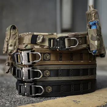 Emersongear Cinture tattiche “Esoscheletro” Cintura da caccia da combattimento Cintura da esterno Sport da campeggio Airsoft Nylon