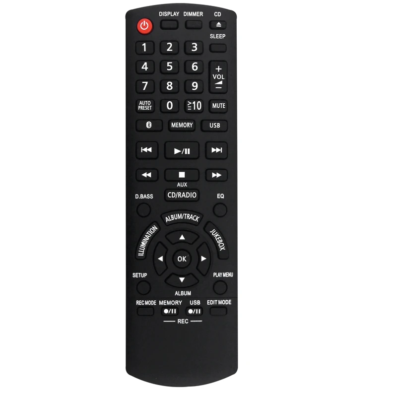 Sostituire Le Parti Muslimremote Per Panasonic Sa-Akx900 Scakx300 Sa-Akx400 Sa-Akx550 Sa-Akx500 Sa-Akx600 Bt Cd Stereo System