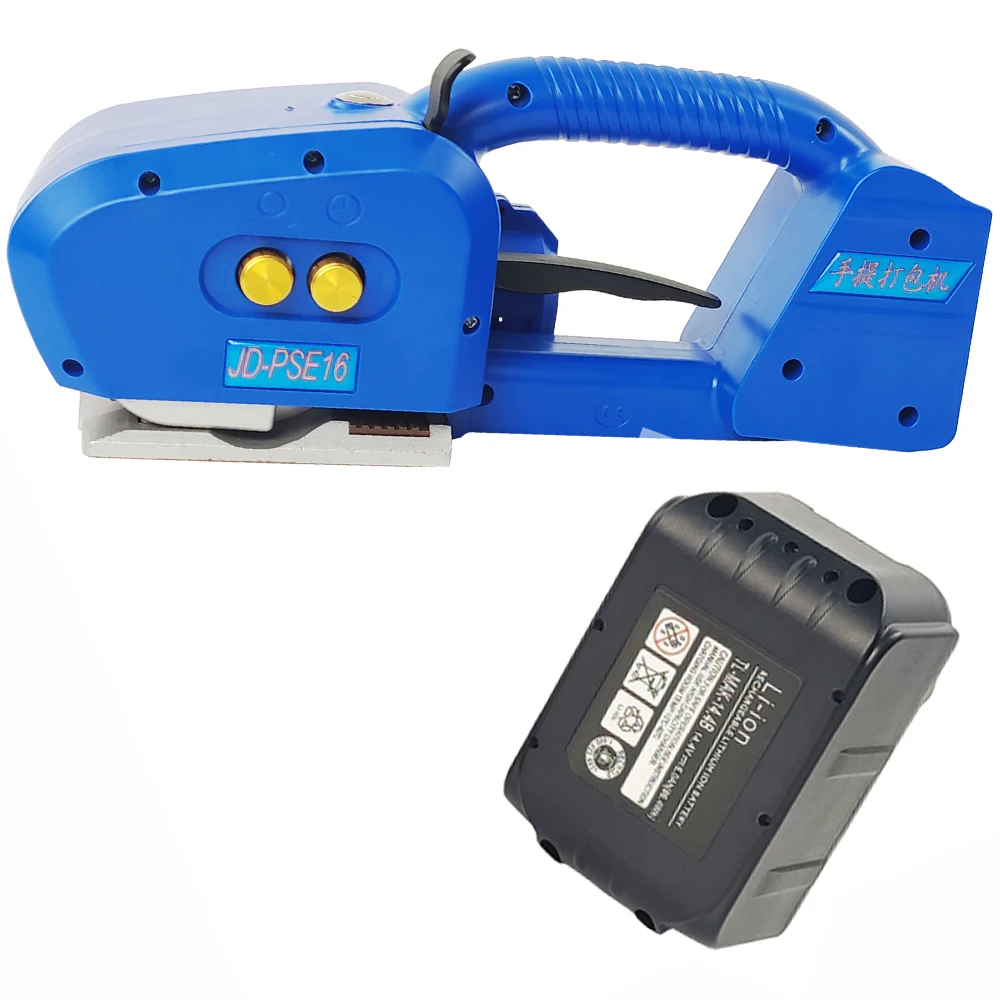 Reggiatrice Automatica Per Scatole Scatola Di Cartone Pp Pet Belt Wrapping Machine Packing Tools Jd-Pse16