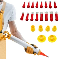 22 PCS/Set Stainless Steel Caulk Nozzle Applicator Glue Silicone Sealant Finishing Tool Caulking Nozzle for Kitchen Bathroom 1
