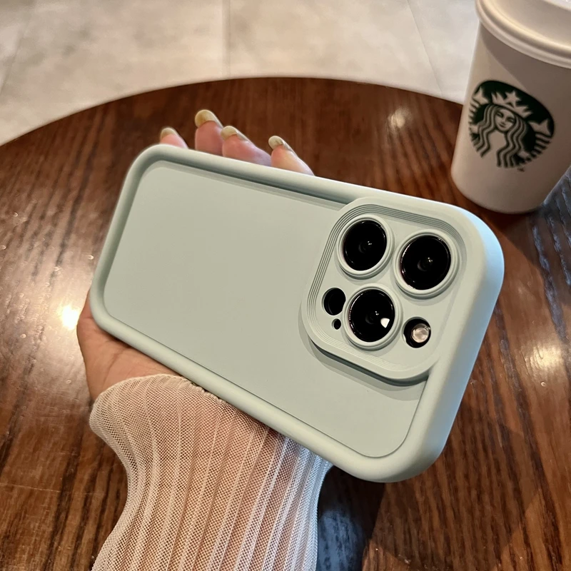 thumbnail image 1 of Luxury Soft Candy Liquid Silicone Phone Case For iPhone 11 12 13 14 15 Pro Max Plus XS X XR Shockproof Bumper Back Cases Cover, 1 of 5