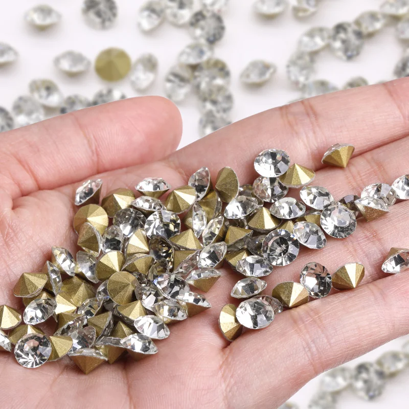 Beadsland 7200pcs Flatback Rhinestones,Nail Gems Round Crystal Rhinest