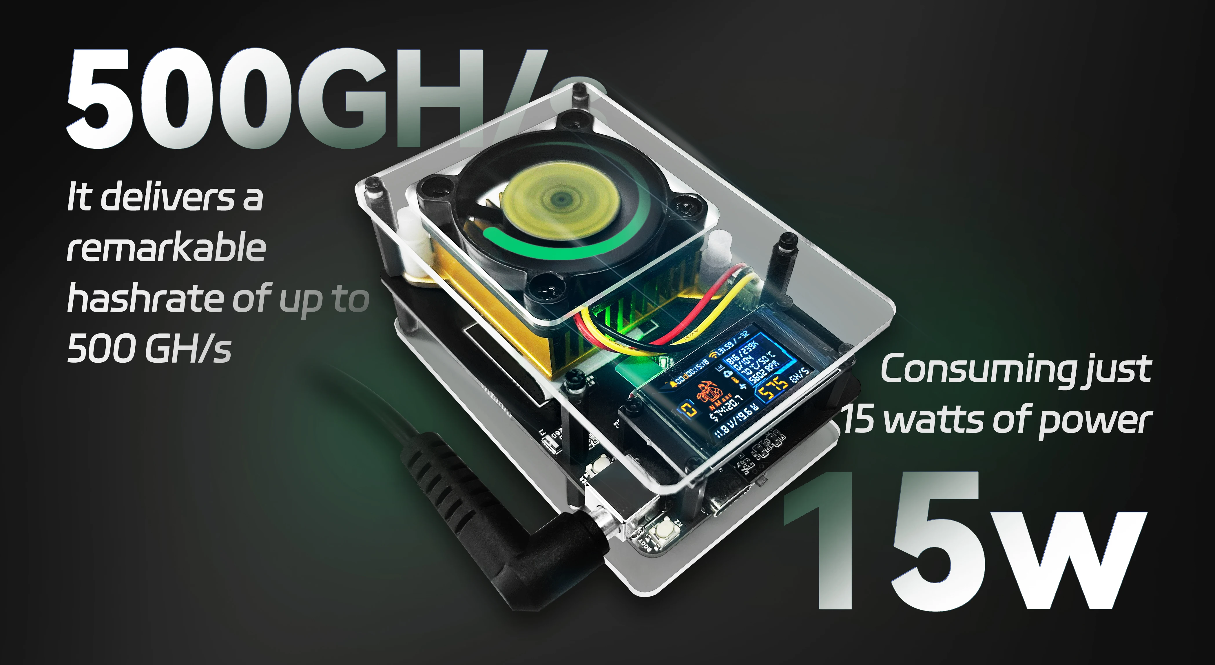 BITAXE NirdMiner Axe Ultra BM1366 ASIC Chip 500G~600GH/S Official Full Colorful Display Bitcoin Miner Solo Lottery Miner