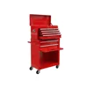 Rolling Tool Chest, Detachable Top, Mechanic Tool Organizer Box for Garage Repair Shop and Workshop, Tool Cabinet w/Lock & Key 2