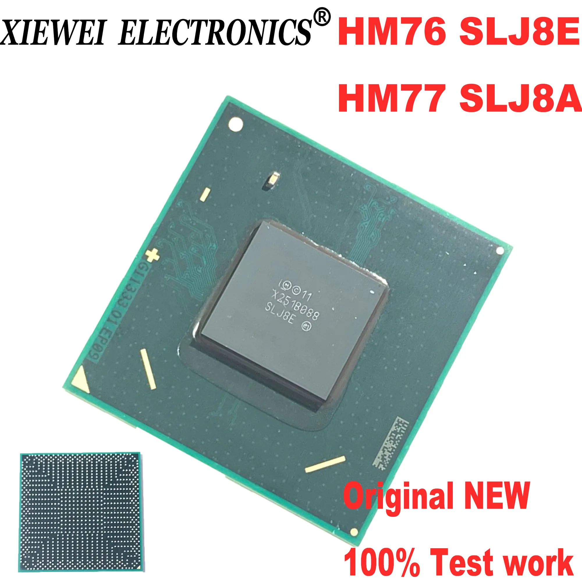 100% original test work HM76 HM77 BD82HM76 SLJ8E BD82HM77 SLJ8A new BGA ...