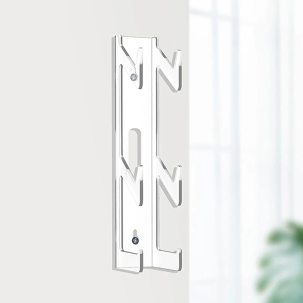 Transparent Game Controller Holder Universal Wall Mounted Headset Holder Storage Rack for PS5/PS4/Xbox/Switch Gaming Handle