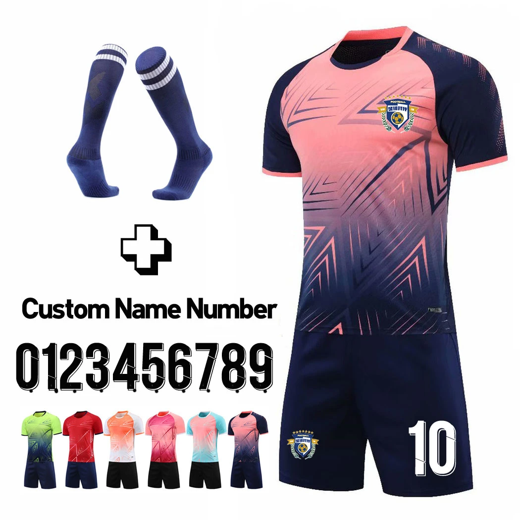 Conjunto de ropa deportiva de fútbol hombre y mujer, de equipo fútbol, Jersey de entrenamiento, novedad de 2022| | -