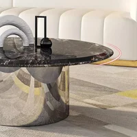 Tables basses de luxe italiennes moderne Simple Villa Salon Tables basses originalité Salon meubles de maison Couchtisch FYCT 5