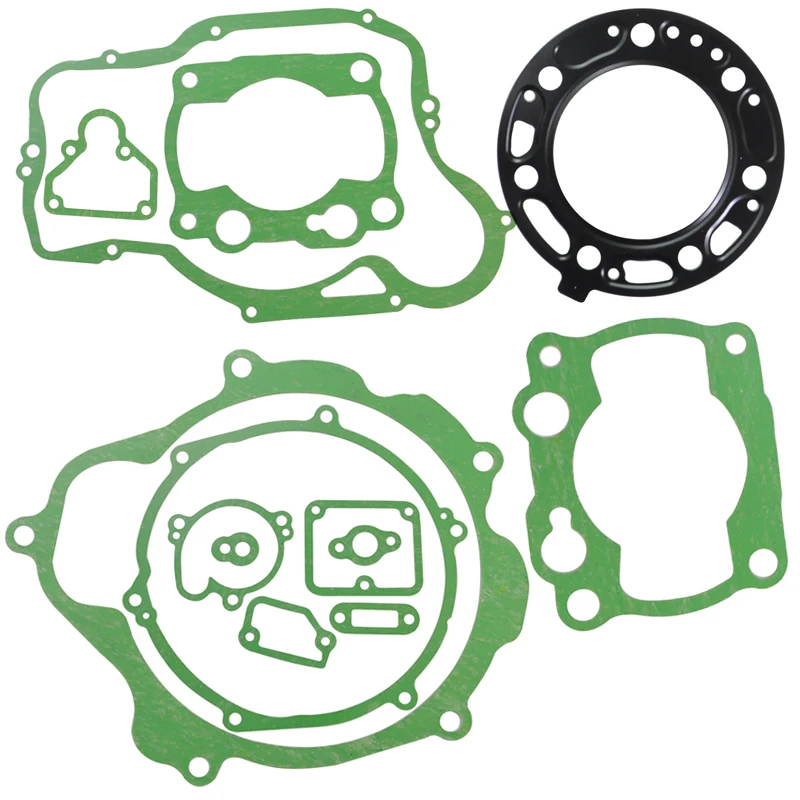 

Motorcycle Engine Cylinder Generator Crankcase Clutch Cover Gasket Kits Set For Kawasaki KX250 250cc 2004