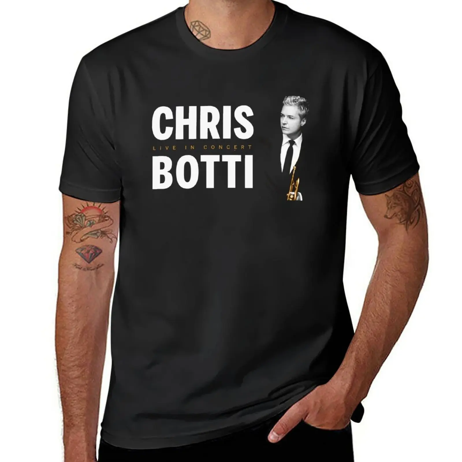 

New CHRIS BOTTI TOUR 2019 19 T-Shirt custom t shirt Aesthetic clothing t shirt man T-shirts for men cotton