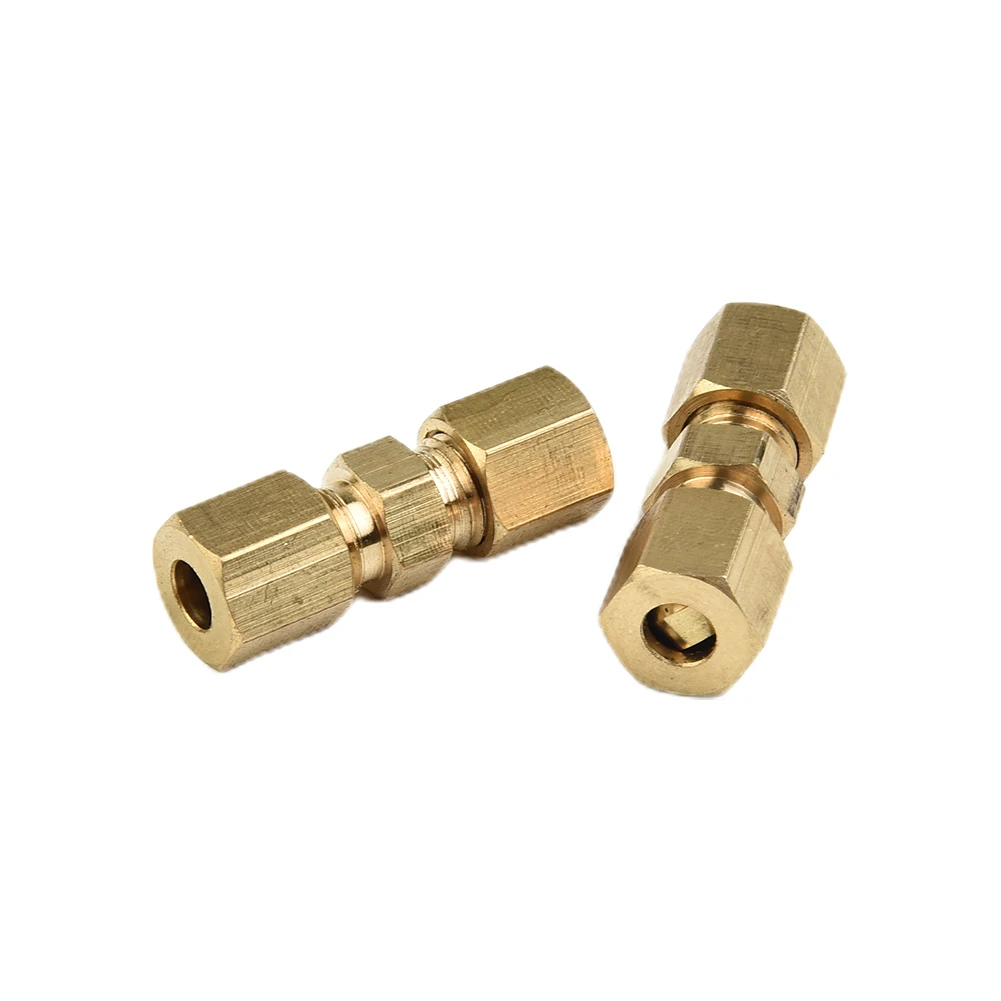 

Accessories Brake Line Connector For Ford Useful Without Flaring 4.75mm 3/16 " Double Cutting Ring For Brake Line