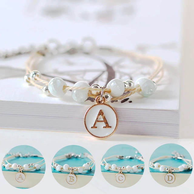 Friendship Bracelets Letter Beads  Valentines Day Friendship Bracelet -  A-z Beads - Aliexpress