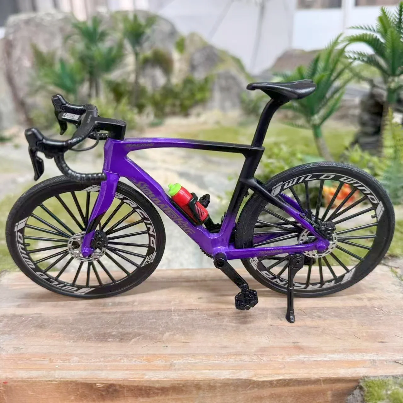 Maßstab 1:6 aus Druckgusslegierung, Mini-Geschwindigkeit, Rennrad, Fahrradmodell, Spielzeug, Desktop-Dekoration, Kunsthandwerk – Detail 10