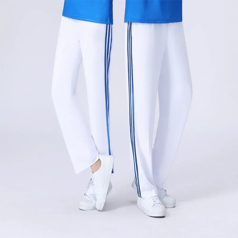 Dream Team Sports Pants Fitness Operation Square Dance Hiking Team Men Women Two Three Bars Summer Breathable Running Trousers