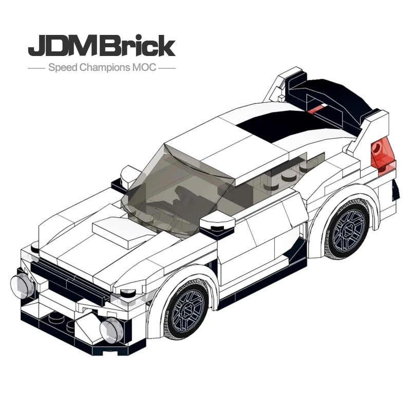 

_ Белый крутой скоростной автомобиль, креативный пазл в сборе, маленькая модель частиц, игрушечный спортивный автомобиль, гоночный кирпич, строительный блок