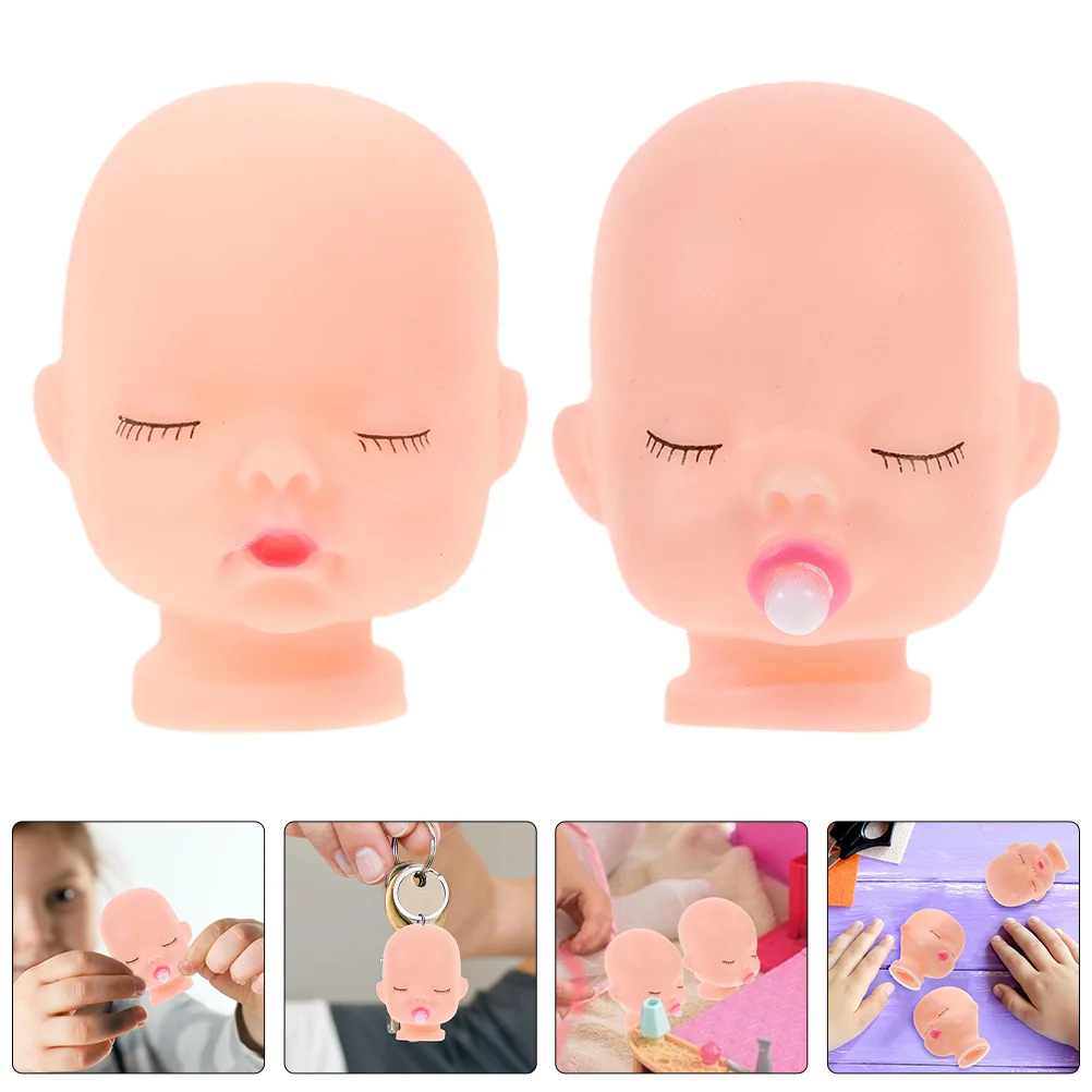 20Pcs Doll Craft Making Heads Doll Head Plastic Doll Repainting Practice Makeup Diy Heads Doll Replacing Doll Part Princess Mini 3d printer parts ultimaker 2 um2 extruder hot end plastic frame dual heads liner