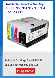 Description Picture 3 of itemFor HP 950 951 952 953 954 955  711 Ink Cartridge Refillable Without Chip for HP 7740 8210 8700 8710 8600 8100 T520 T120