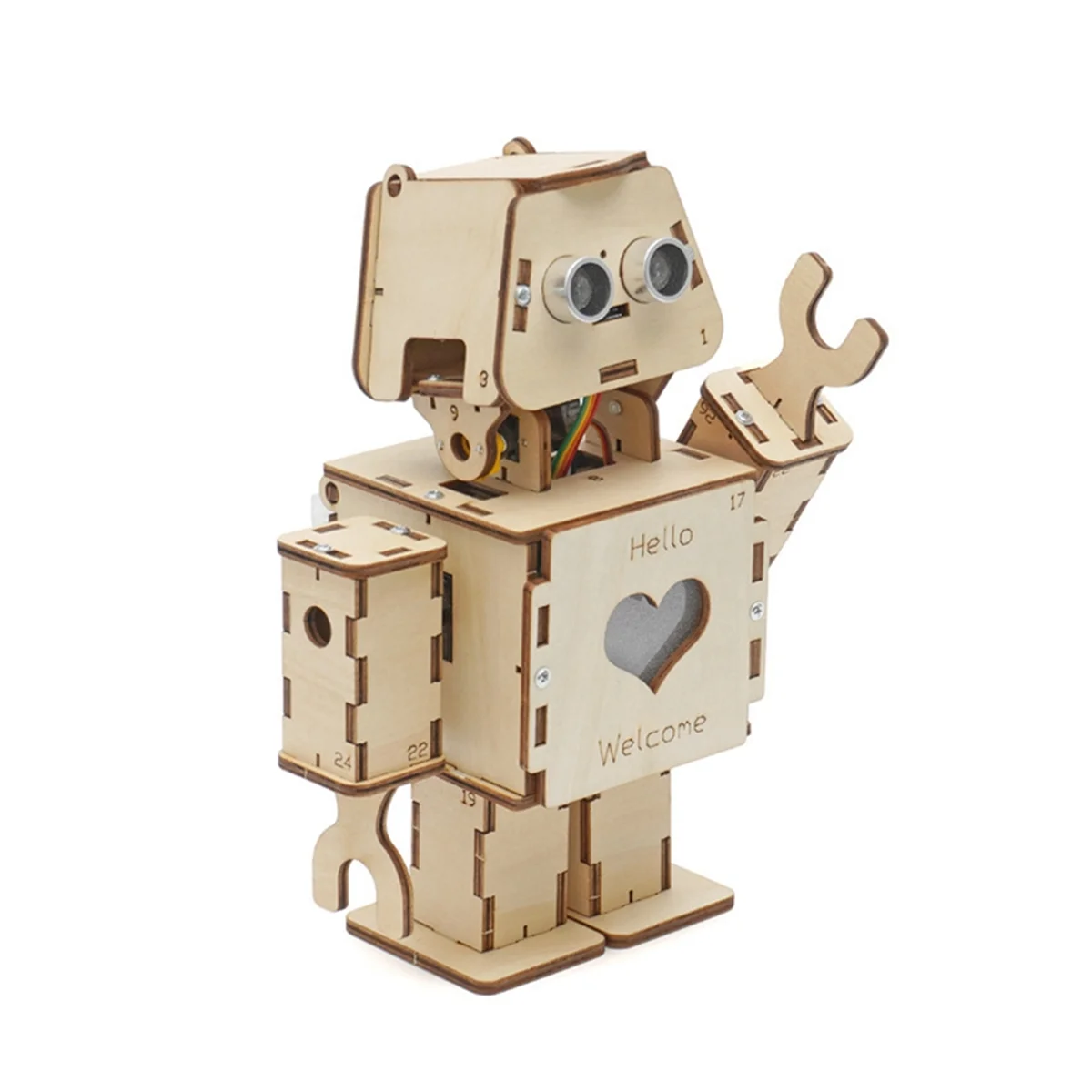 

Программируемый двойной Интеллектуальный программируемый интерактивный робот в комплекте «сделай сам», научная версия, молодежная модель для образования пара