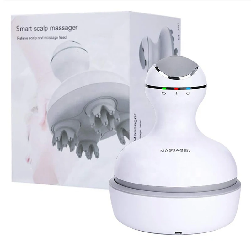 

84 Messager Nodes Kneading Hand Held Portable Electric Head Scalp Massager