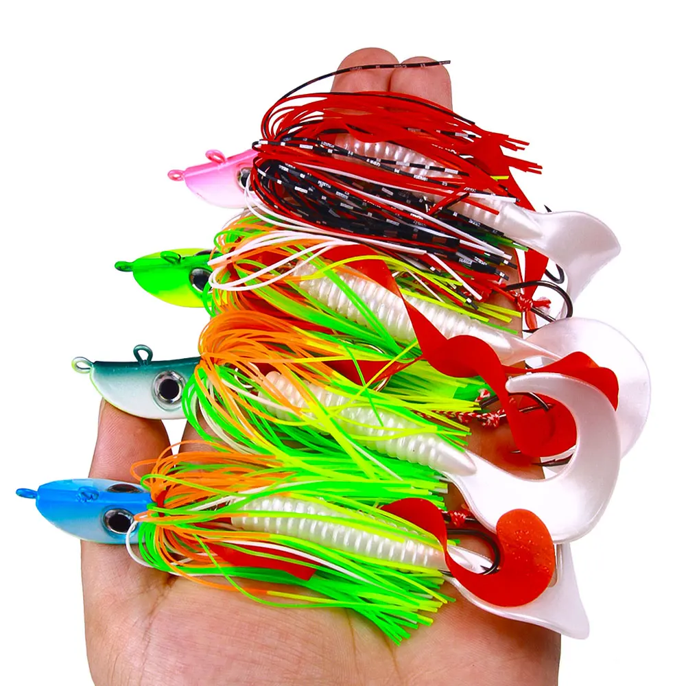 Buzzbait Bucktail Saltwater Jigs Flounder for Fluke Bass Bluefish Blackfish Seabass Offshore Slow Jigging Pitching Lures