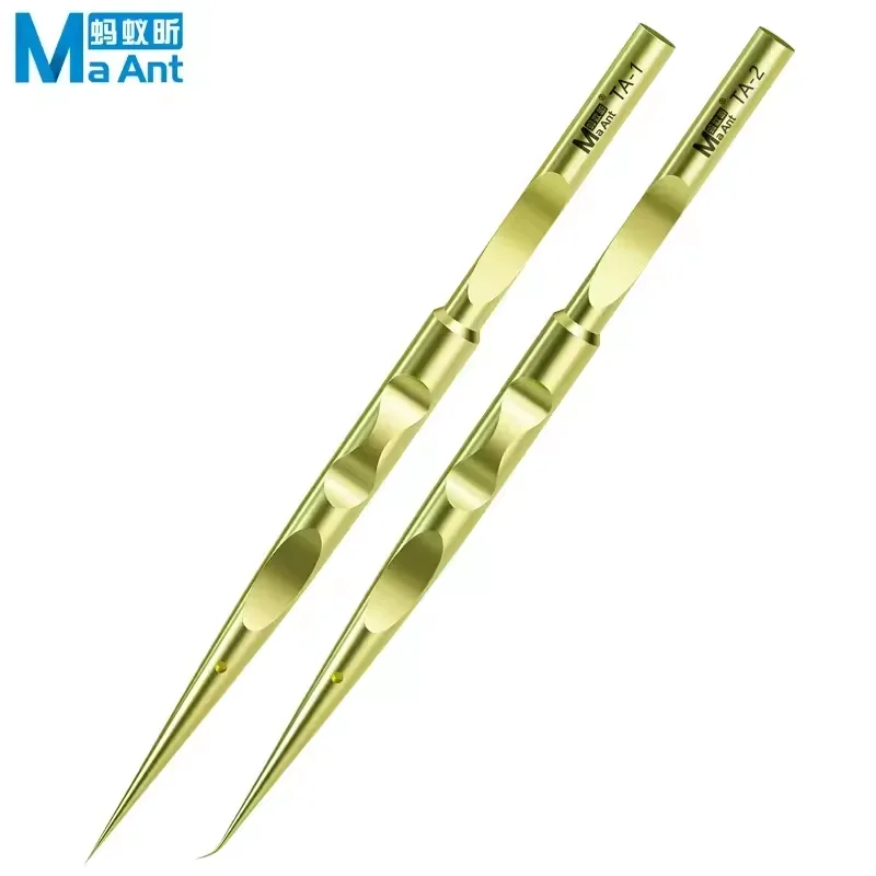 Premium Titanium Alloy Precision Tweezers - Anti-Slip Professional Forceps