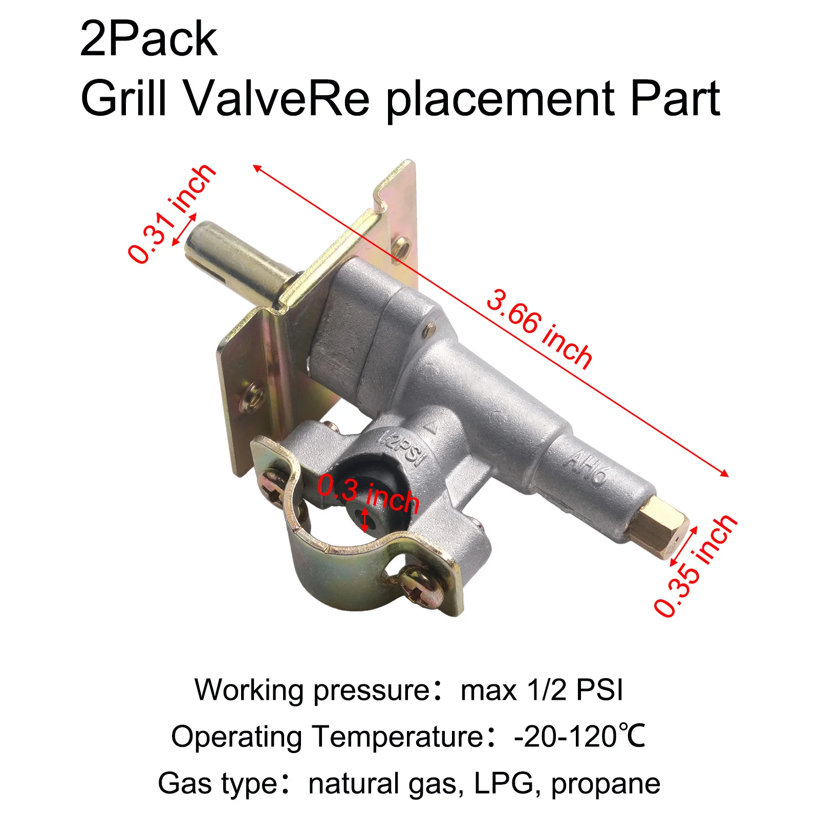Control Valve Replacement Gas Griddle 2