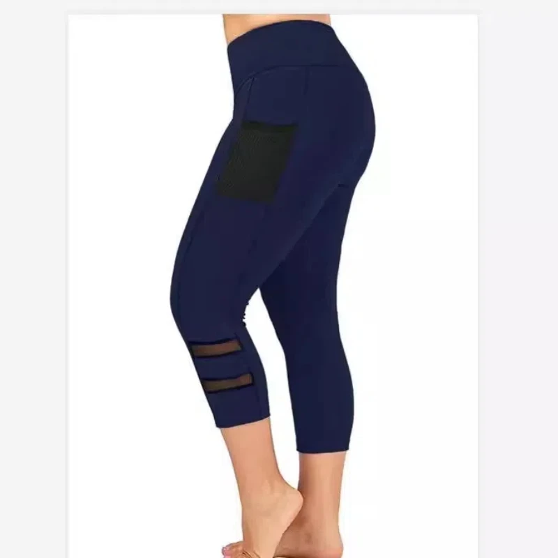 Yoga Leggings Running Pants Women Plus Size with Pockets sports leggings yoga pants