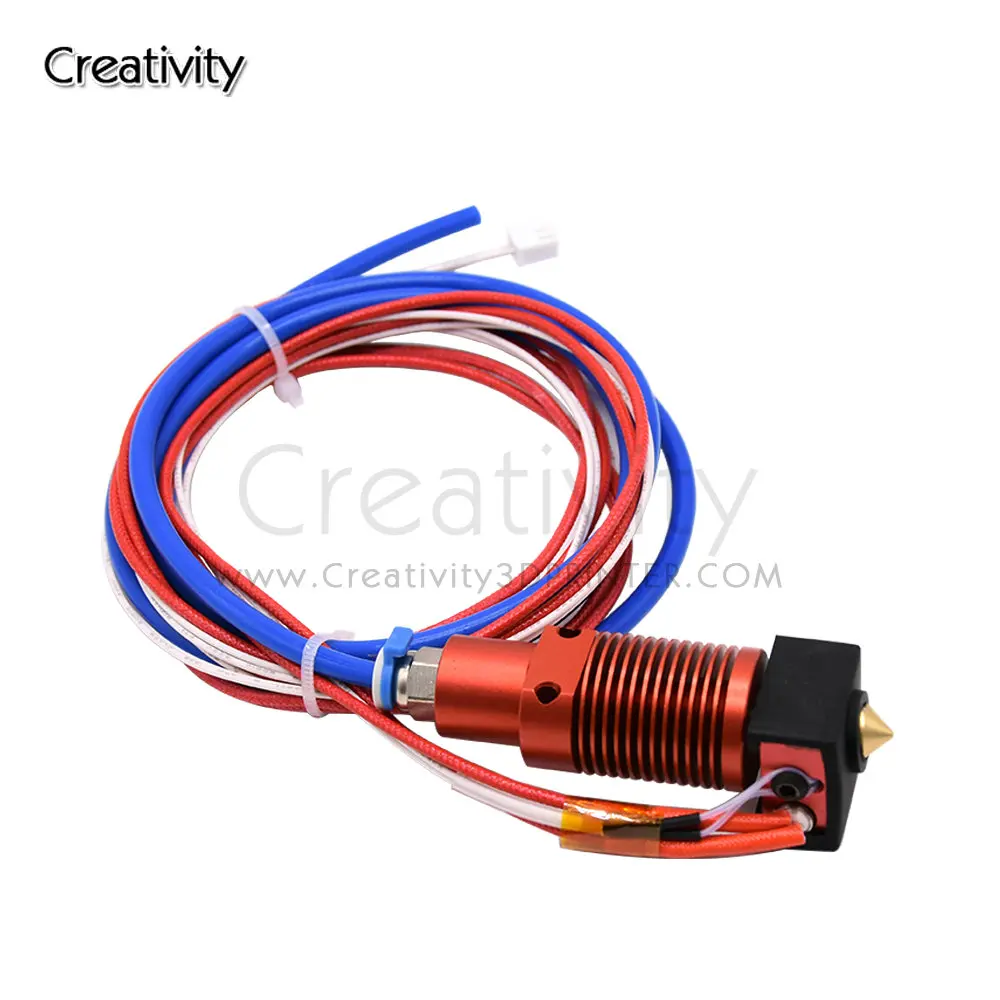Bloco de Calor de Alumínio do Jogo de Hotend de Ender3 Cr10 J-head com Termistor do Calefator para Ender3v2 Cr10s Pro Cr10 v2 Hotend Bocais de 0.4 mm - Imagem 6