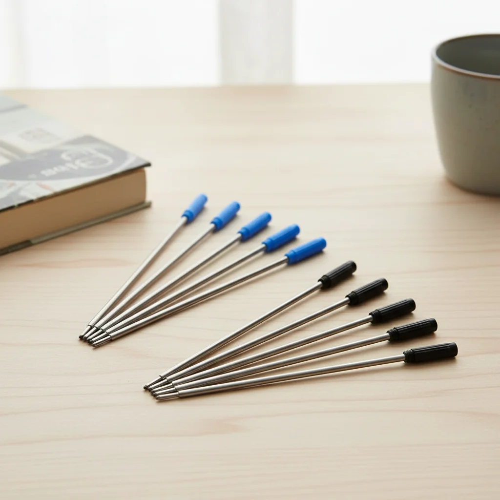 OPP 포장 금속 볼펜 리필 볼펜 리필 11.6cm 사양 교체 리필 유성펜 리필 1/10/20PCS