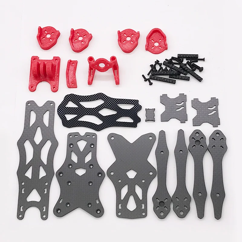 RC FPV ̽  Ϳ ٺ̽ ź   ŰƮ, 3D TPU μ Ȧ ǰ, APEX 3, 3 ġ, 147mm