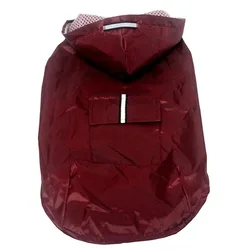 Waterproof Dog Raincoat with Reflective Hoodie - 4XL (Red)