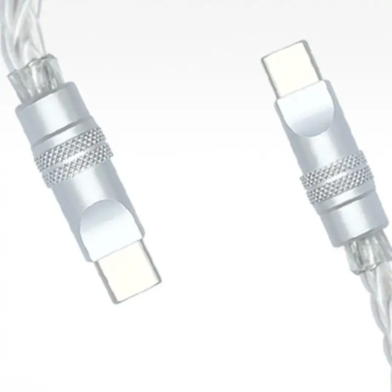 Fashionable Type C Braided Cable with Silver-Plated Copper for Fast Charging and Data Transfer