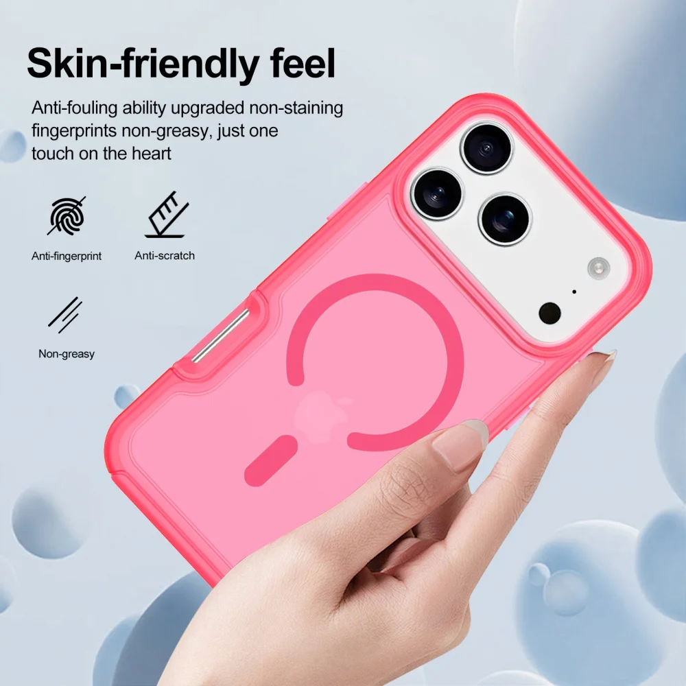 Heavy Duty Clear Magnetic Protective Case with Shockproof Bumper