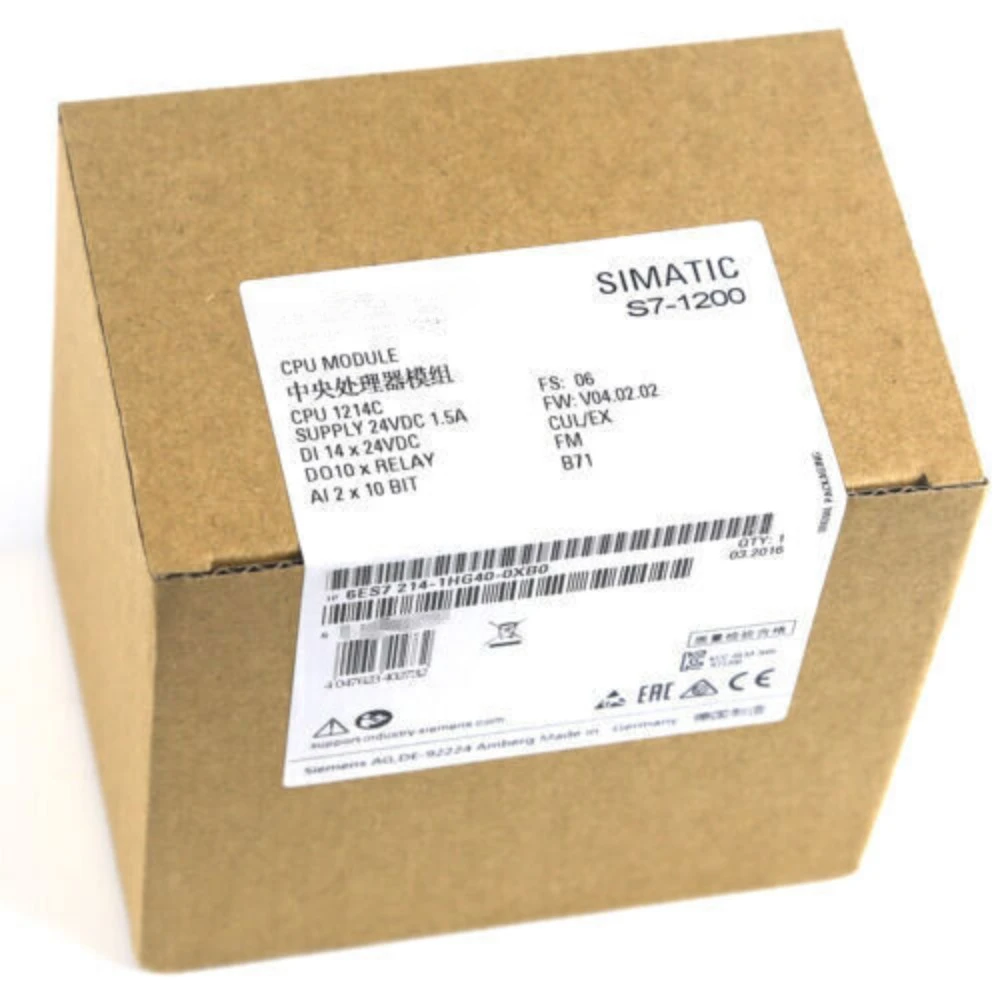 Nuovo Modulo Muslimatic S7-1200 Cpu 1214C Compact Cpu 6 Es7 Muslimatic Plc