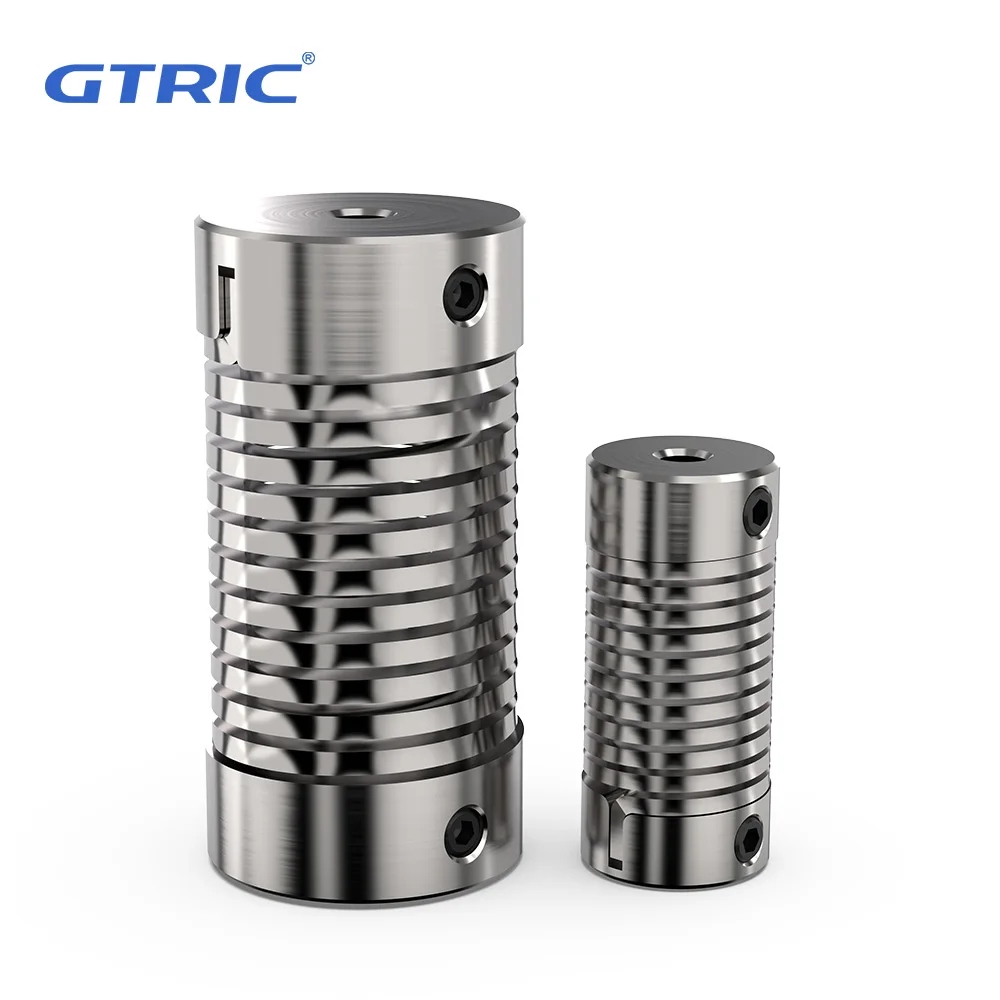 Spring Coupling D26L38 Encoder Screw Stepper Servo Motor High Torque Flexible Thread Aluminum Alloy Elastic Coupling GTRIC shaft coupler flexible coupling shaft connector
