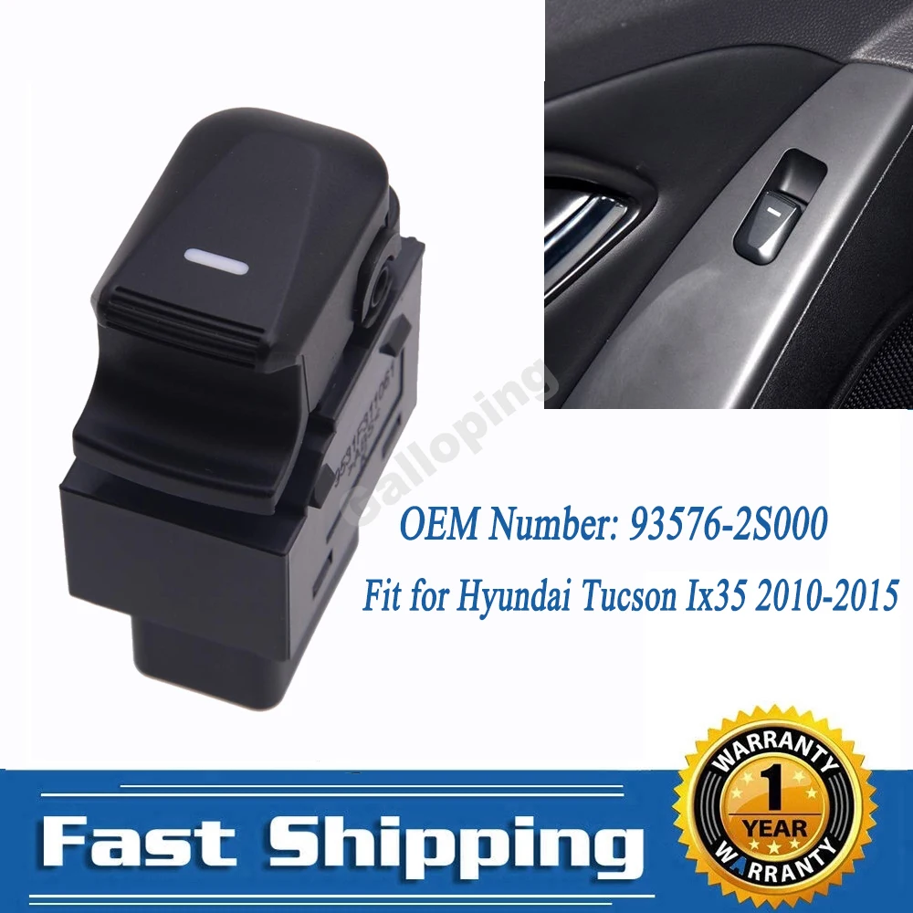 Mando de lunas individual Hyundai Tucson 93576-2S000 - Venta de Autopartes y Repuestos Koreanos