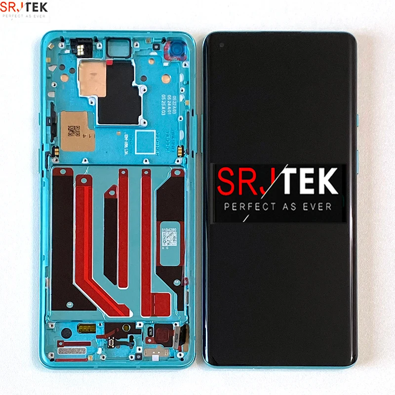 

6.78" Original Amoled For OnePlus 8 Pro One Plus 8pro LCD Display Screen+Touch Panel Digitizer For Oneplus 8 1+8 Frame