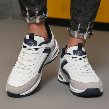 المألوف Avant Garde أحذية رياضية رجالية شبكة محبوكة مظهر عصري الدانتيل يصل تصميم أحذية تنوعا الشارع حذاء كاجوال 6