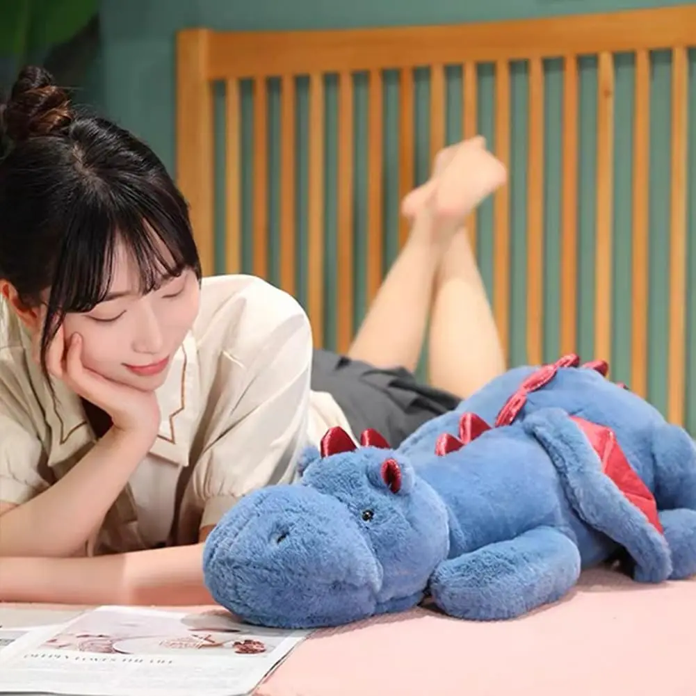 Weighted Stuffed Animals 27.5" Weighted Dragon Stuffed Animal for Kids&Adults,Weighted Stuffed Animal for Comfort and Relaxation 2