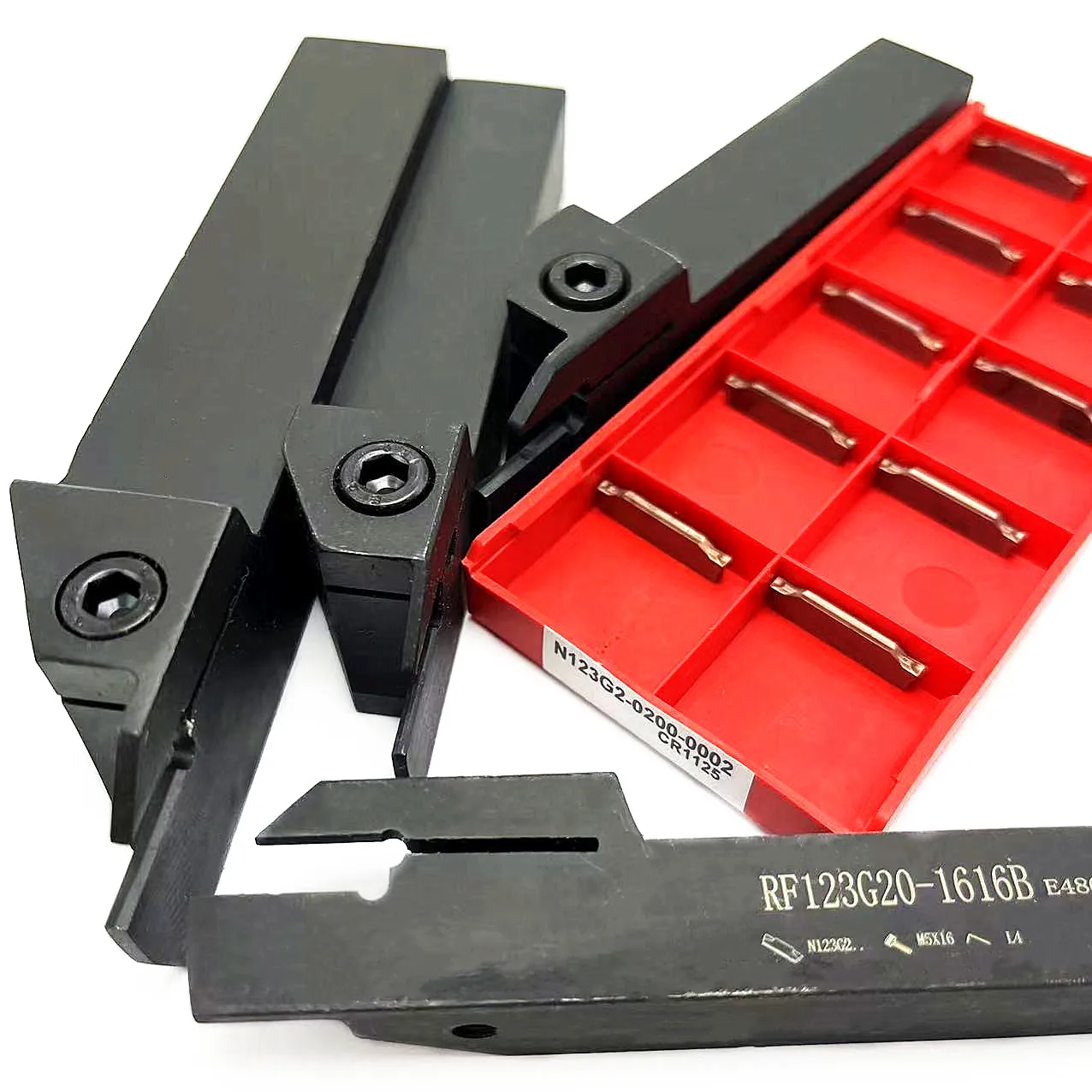 

RF123G17-1616B RF123G17-2020B RF123G20-2525B CNC Lathe Tool Holder RF123 External Groove Turning Tool Holder Grooving Cutter