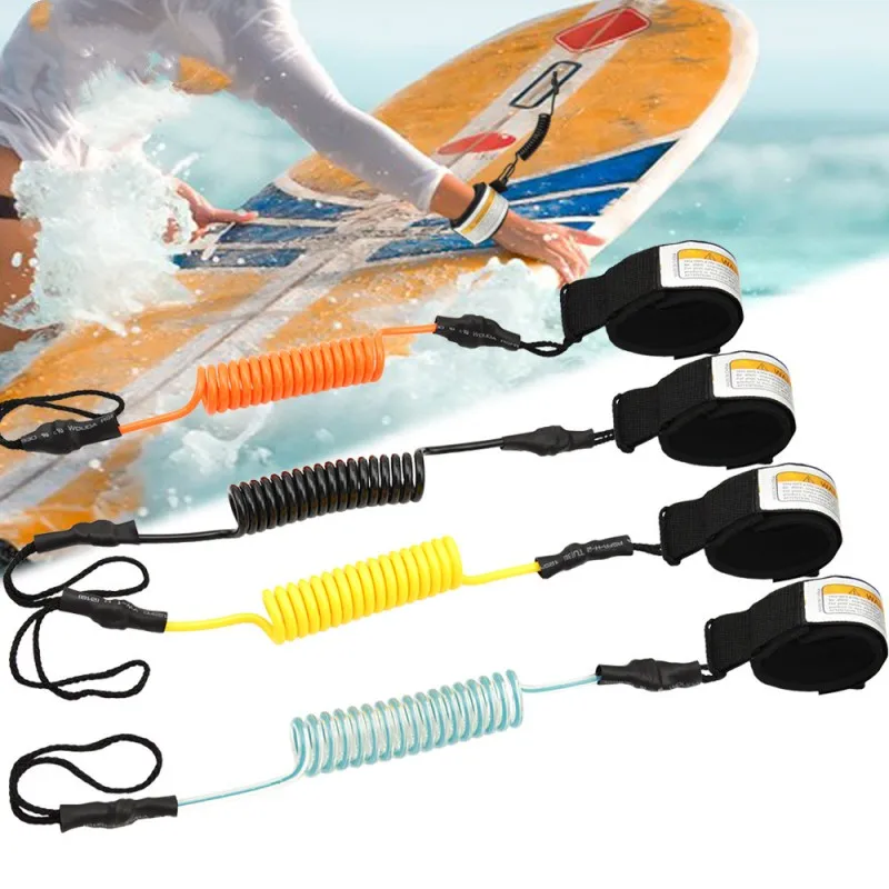 

Sup-поводок для серфинга, 4 фута, эластичный спиральный поводок для серфинга