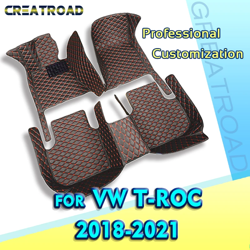 Car Floor Mats For Vw Volkswagen Troc 2018 2019 2020 2021 Custom Auto