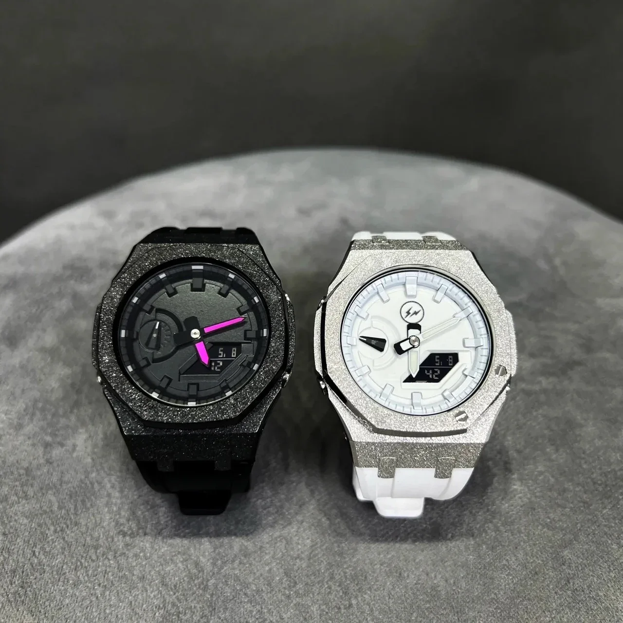 ジーショック GA-2100 GA-2110用メタルケースブレスセット 交換可能