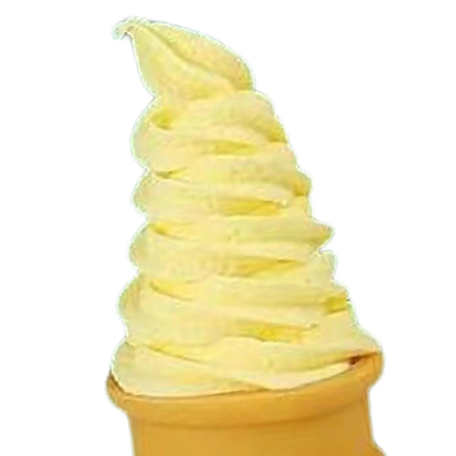 Ice Cream Cone for Display, Pretend Food Item, Cake Decoration Model for Desktop Use