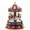 Carousel Music Box Christmas Gift Creative Resin Crafts Ornaments Hundred tone box 1