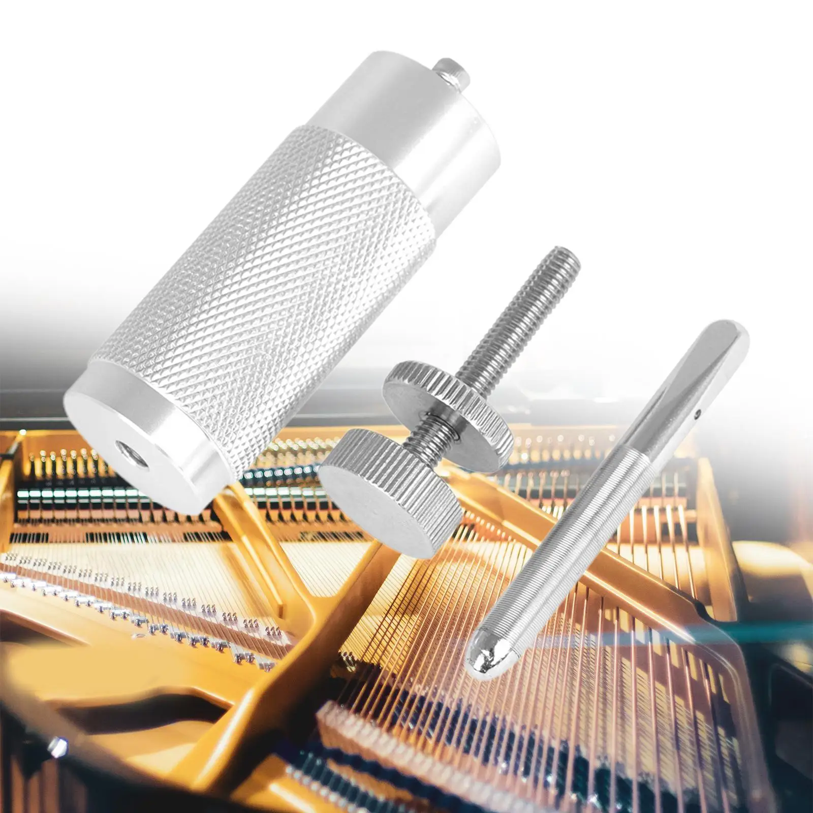 

Piano String Winder Replacing Tool Set Maintenance Convenient Installation Good Toughness