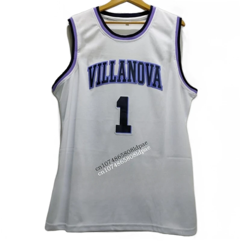 Basketball Jerseys Men 1 Brunson Villanova University Embroidery Breathable Sports Athletic High Street Hip Hop Sportswear