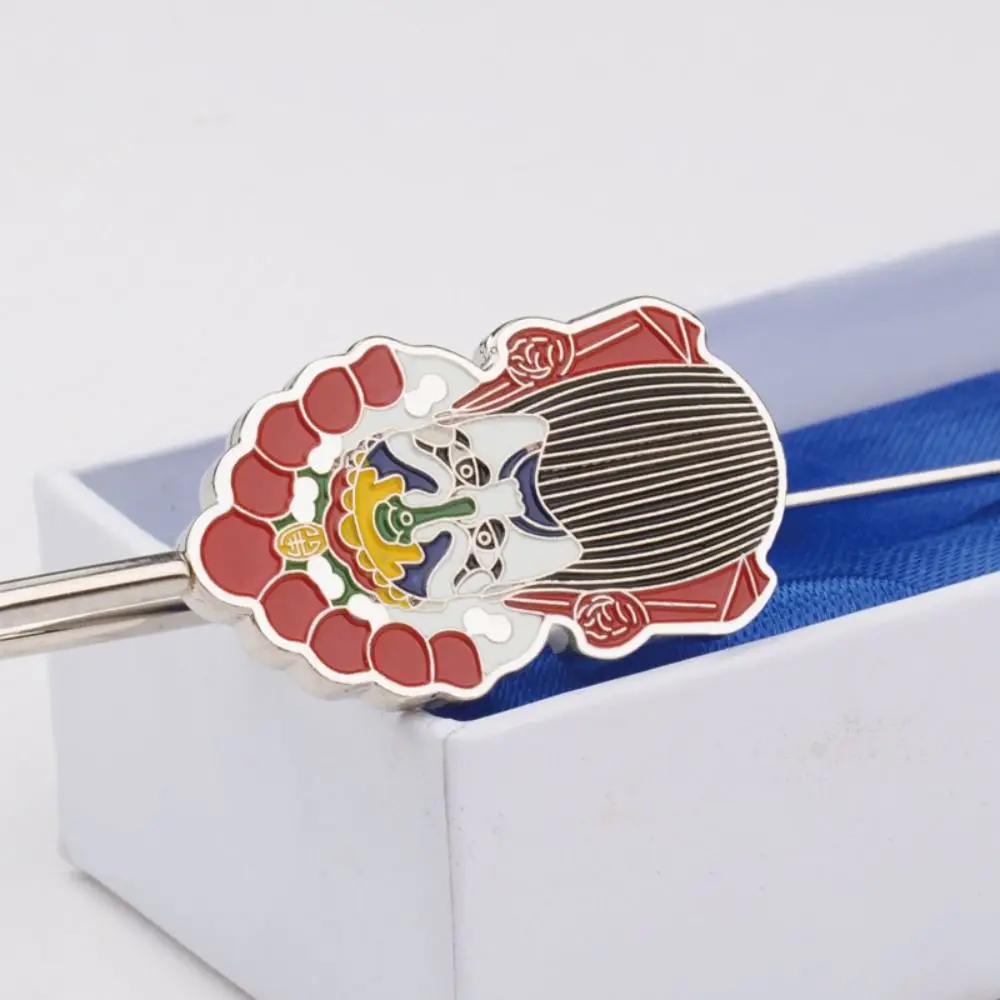 Book Page Marker Chinese Opera Face Bookmark Metal Book Paginator Chinese Culture Book Mark Handcraft Marking