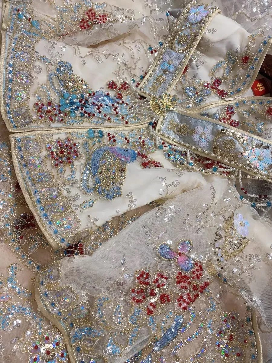 Traditional Clothing Women Xiuhe Bride Wedding Dress Chinese Top Toast Set Female Groom Tang Suit