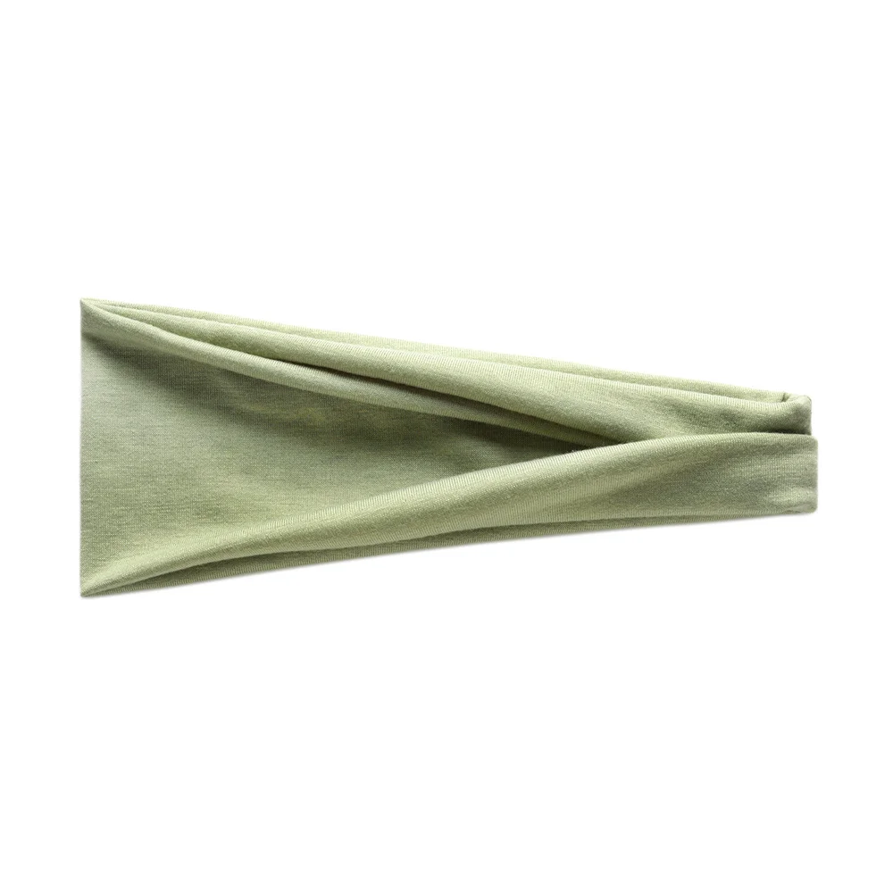 Neues einfarbiges elastisches Haarband, Yoga-Übung, schweißabsorbierendes Stirnband, Baumwoll-Haarband für Damen und Herren, Sport-Haar-Accessoires – Detail 33